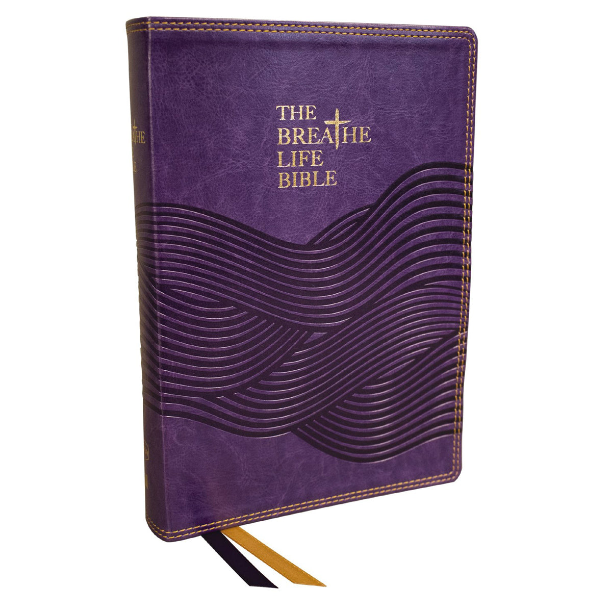 NKJV Purple Imitation Leather The Breathe Life Holy Bible Faith in Action Comfort Print Indexed