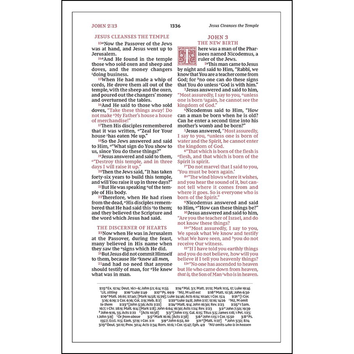 NKJV Personal Size Reference Bible Index Blk (Comfort Print)(Sovereign Collection)(Genuine Leather)