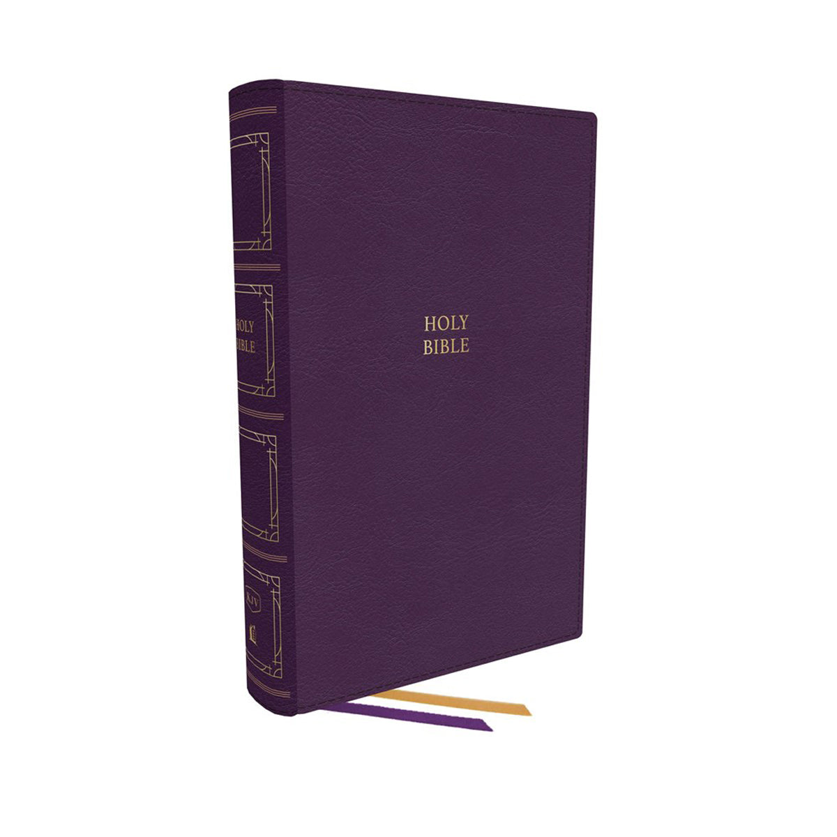KJV Thinline Paragraph-Style Bib Red Letter Purple (Comfort Print)(IM)