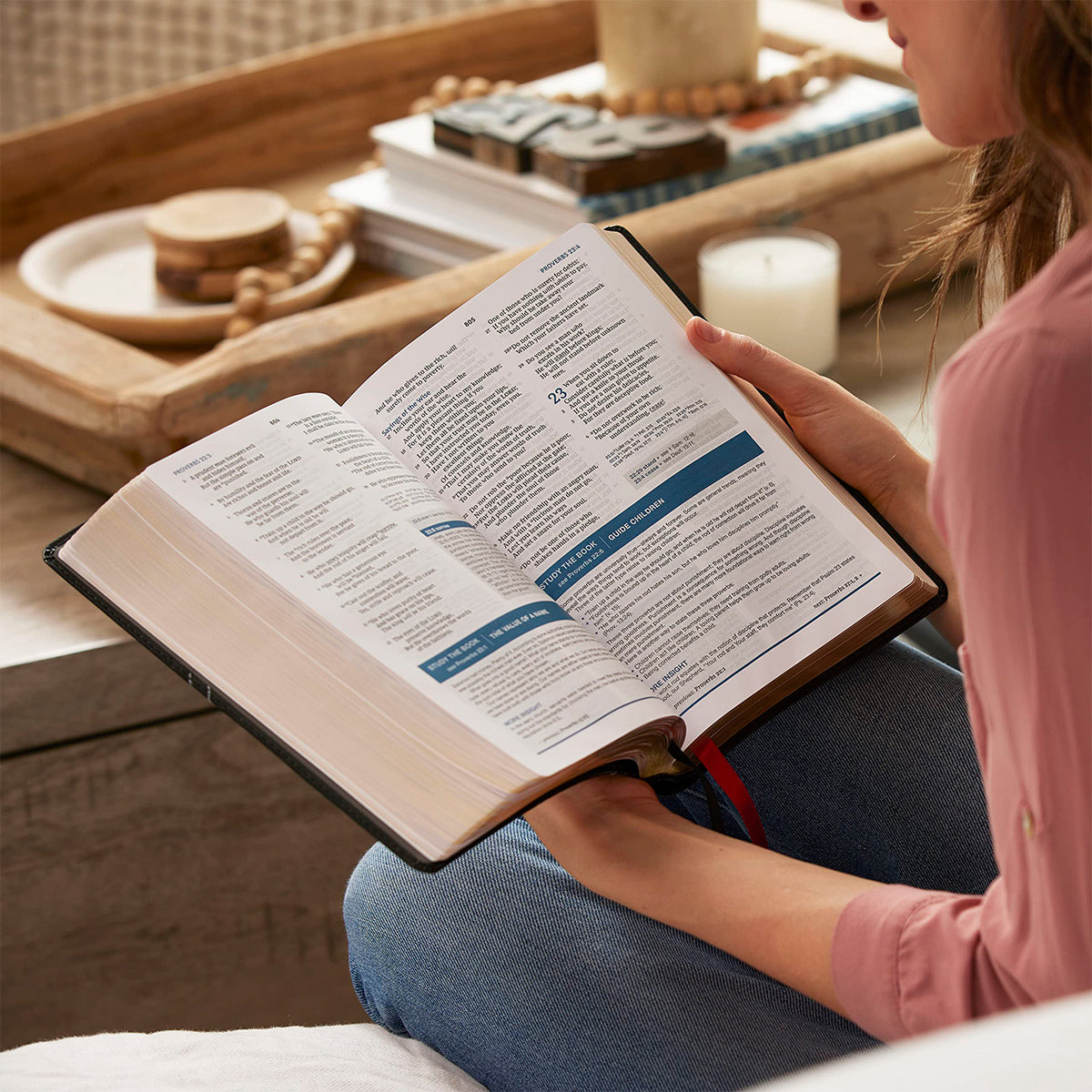 NKJV Word Study Ref Bible Red Letter Brown (Comfort Print)(IM)