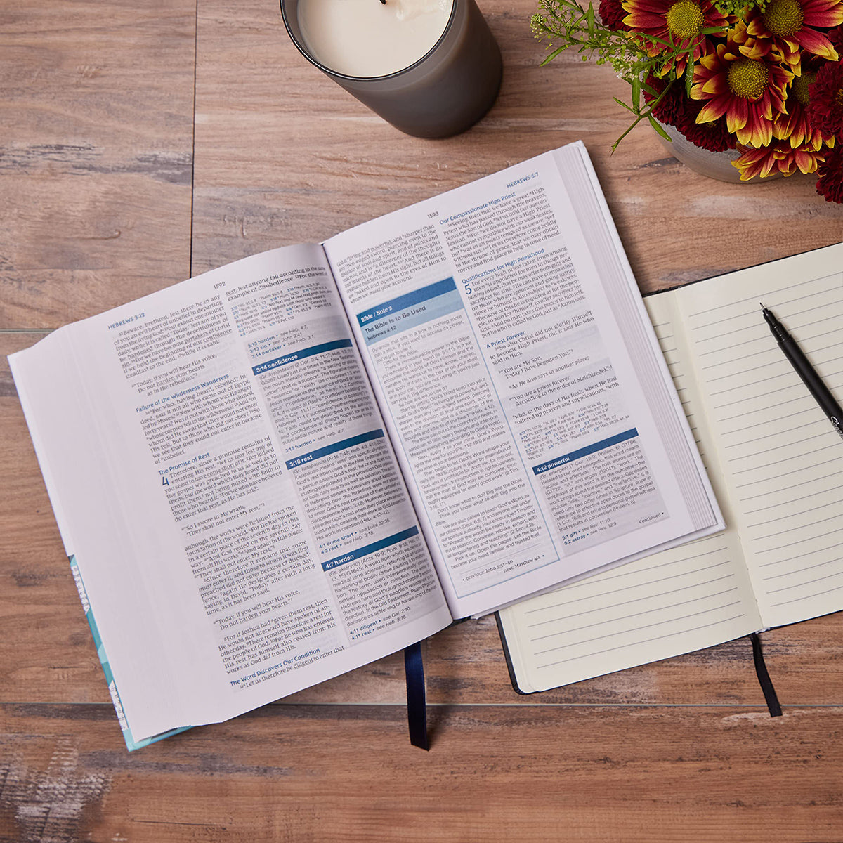 NKJV Word Study Ref Bible Red Letter Turquoise (Comfort Print)(IM)