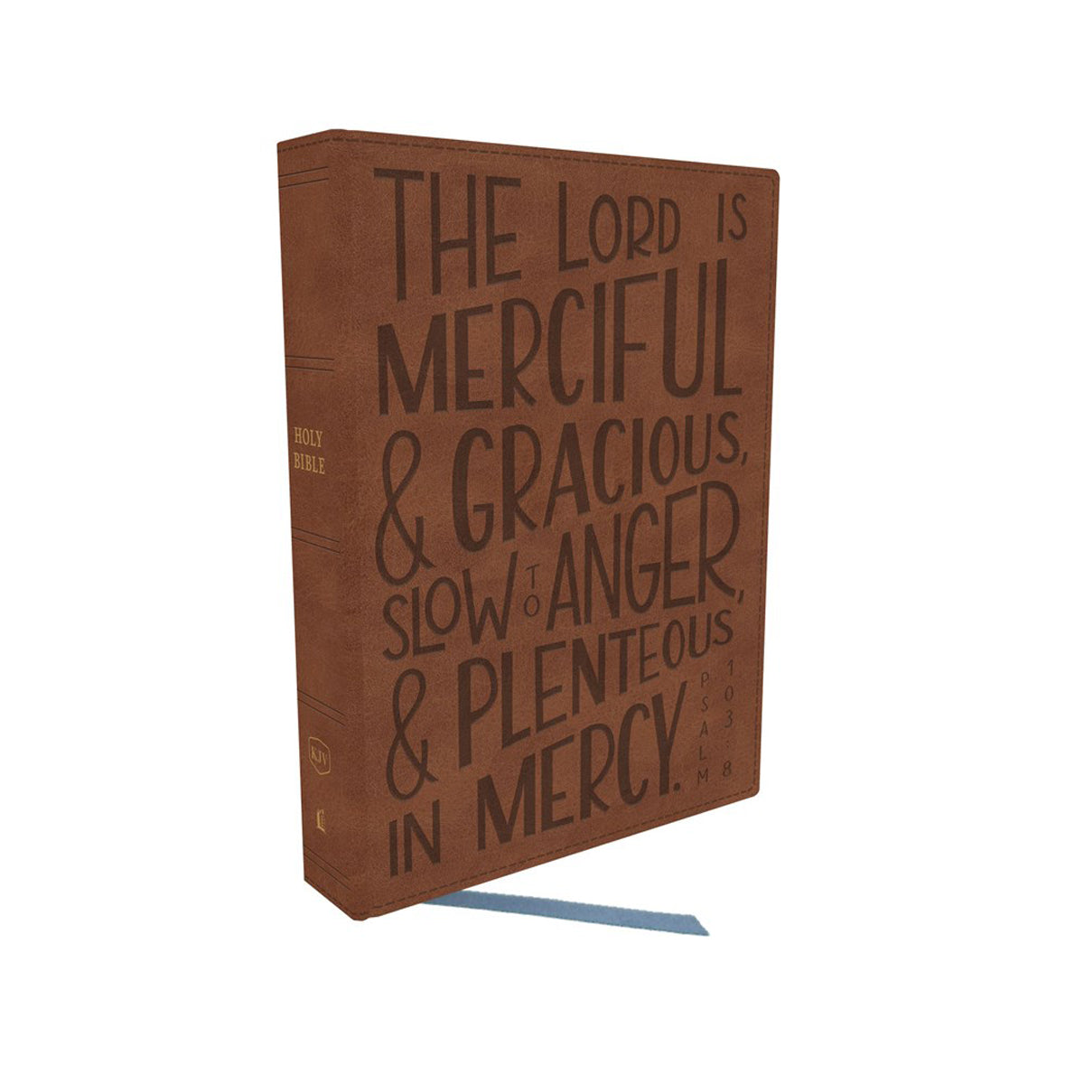 KJV Reference Journal Edition Bible Brown (Comfort Print)(Verse Art Cover)(Imitation Leather)
