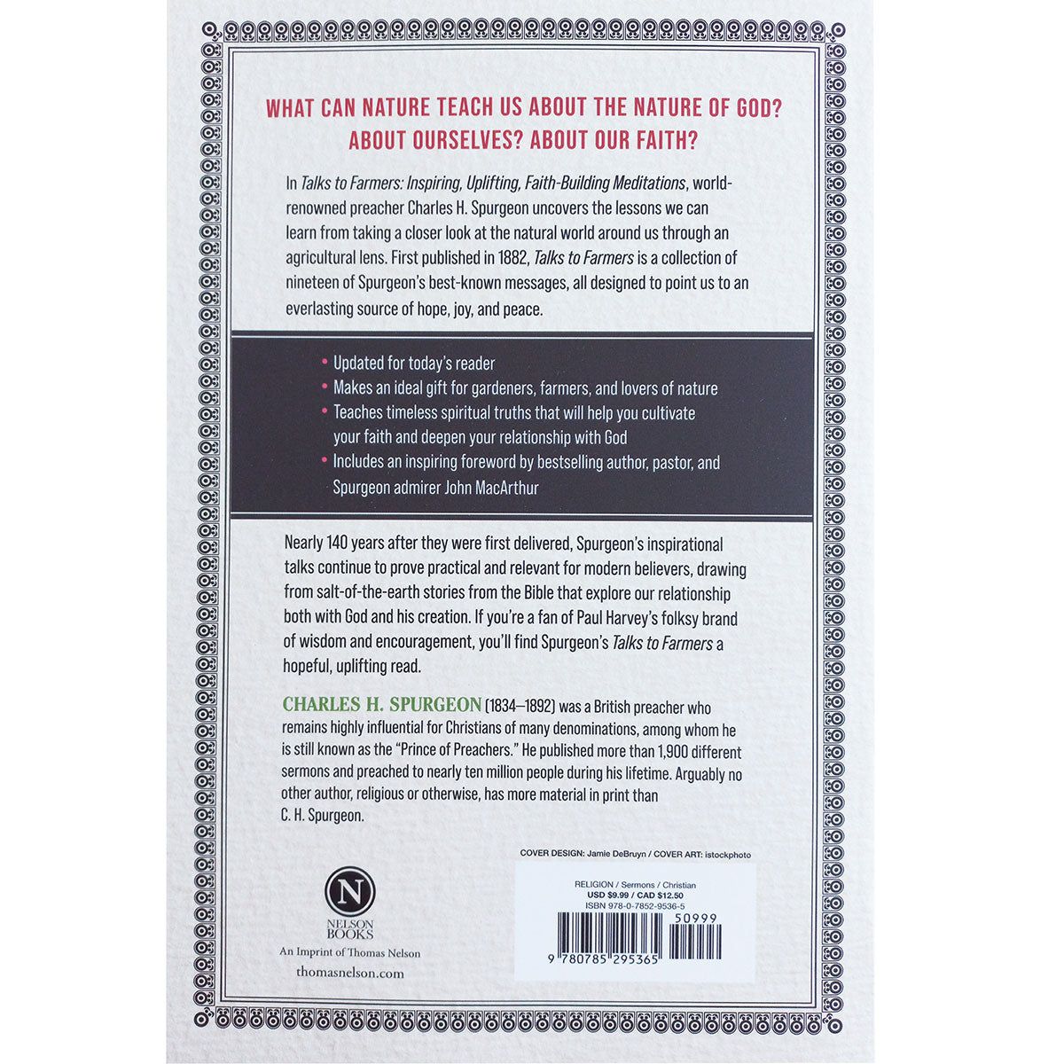 Talks To Farmers: Inspiring, Uplifting, Faith-Building Meditations (Paperback)