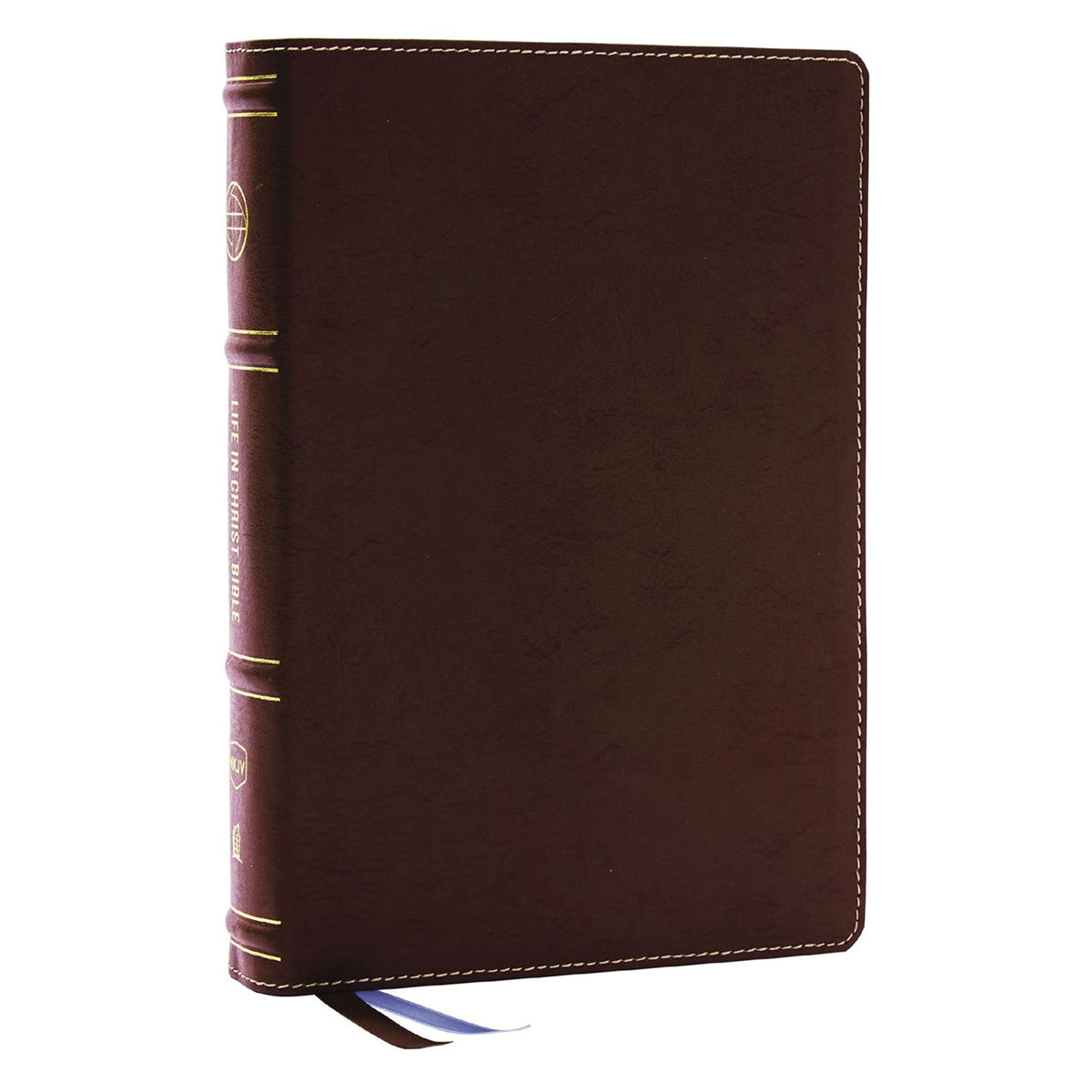 NKJV Brown Bonded Leather Life in Christ Bible Comfort Print Indexed