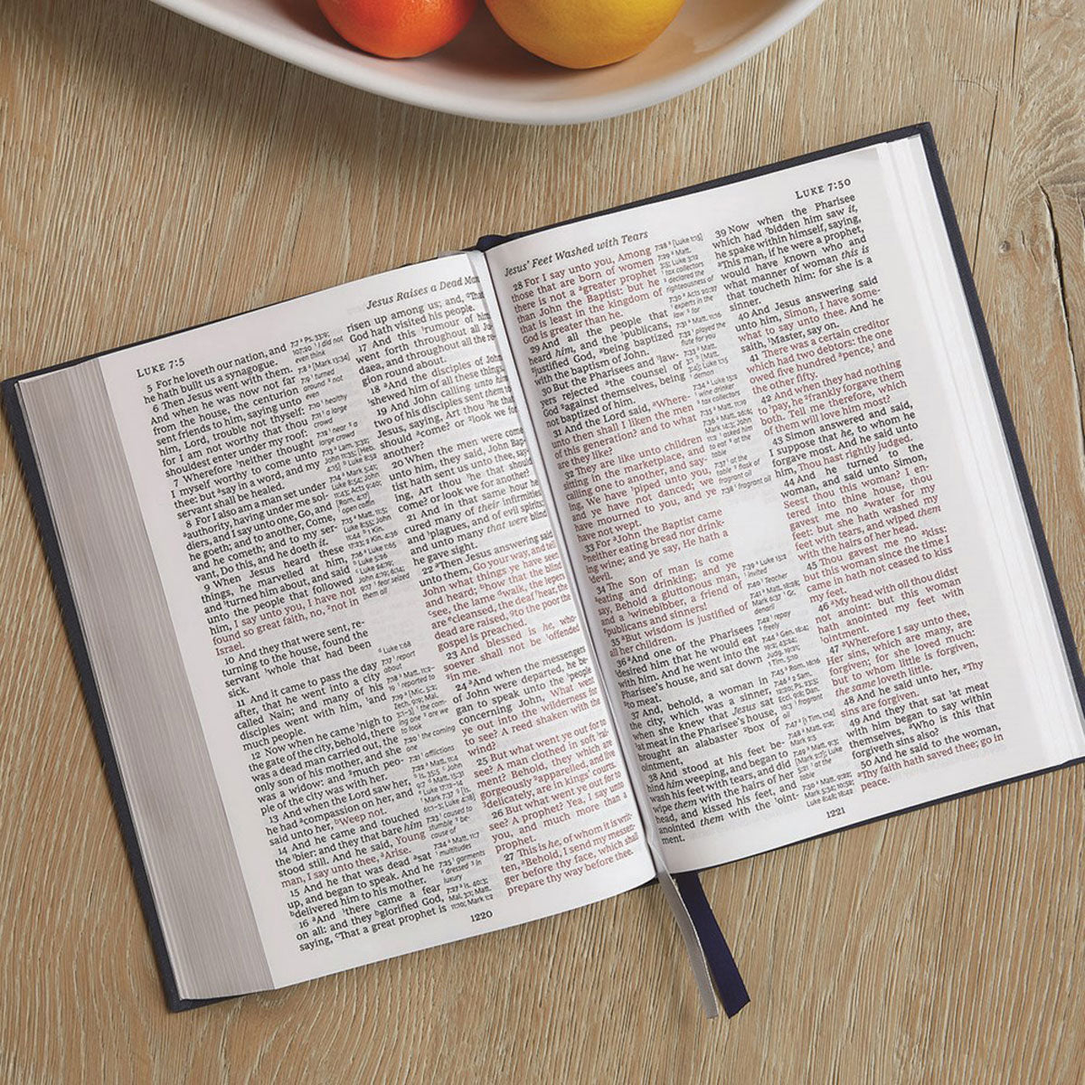 KJV Center-Column Ref Bible LP Brown (Comfort Print)(Imitation Leather)