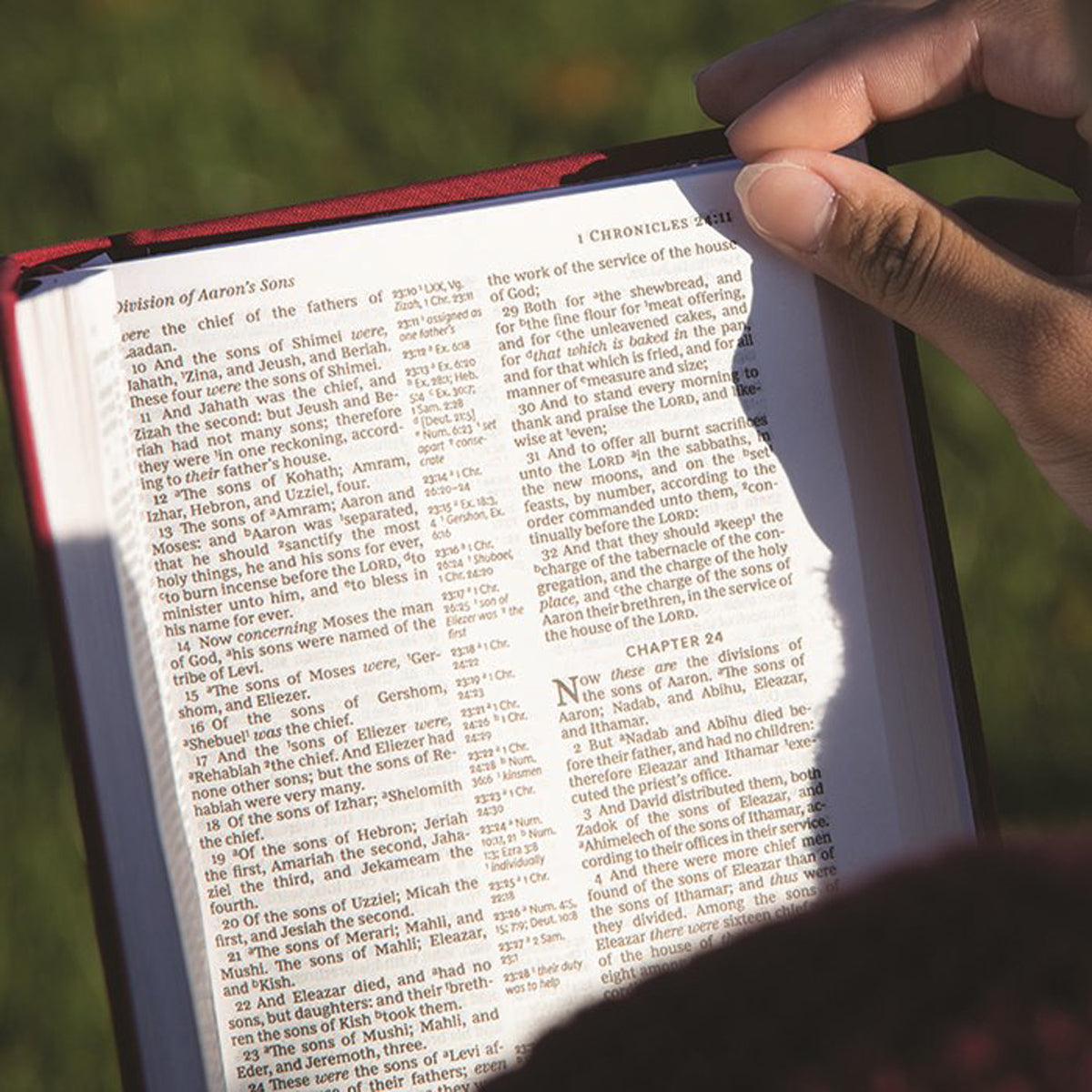 KJV Center-Column Ref Bible LP Brown (Comfort Print)(Imitation Leather)