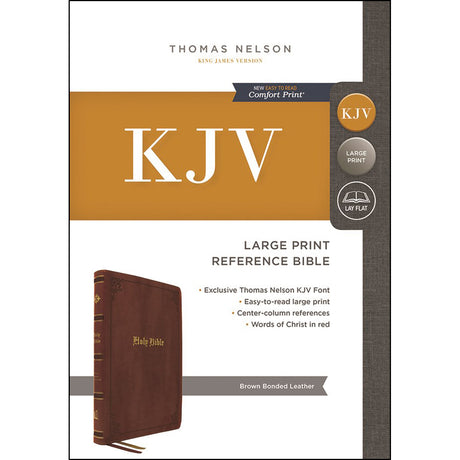 KJV C / Column Ref Bible LP Brown (Comfort Print)(Imitation Leather)