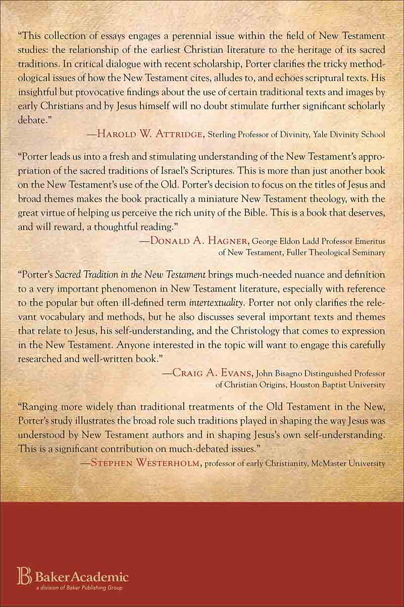 Sacred Tradition In The New Testament (Hardcover)