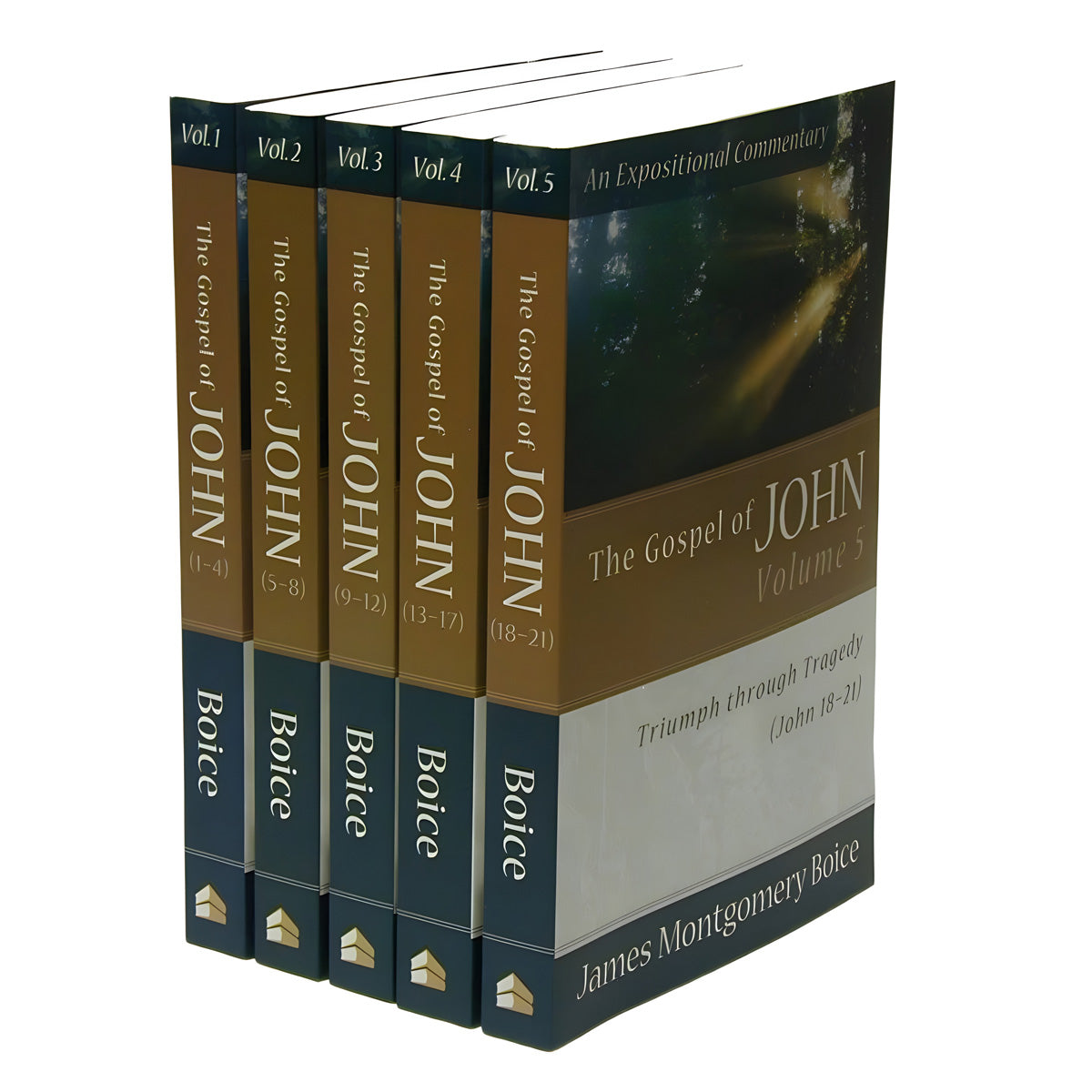 The Gospel of John 5-Volume Set: Volume 1-5 - Expositional Commentary (Paperback)