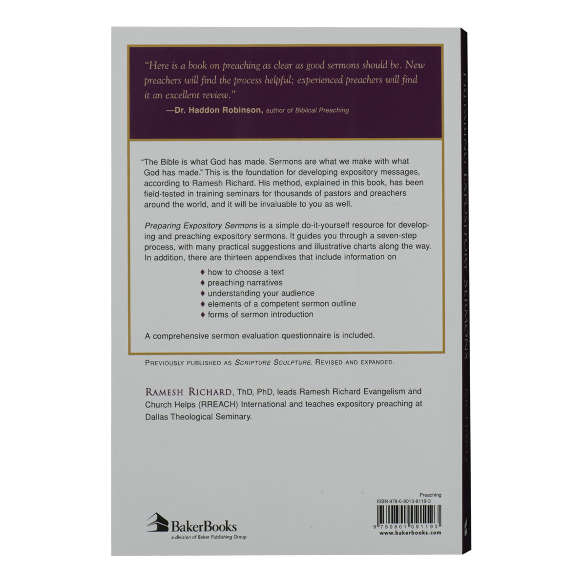 Preparing Expository Sermons (Paperback)