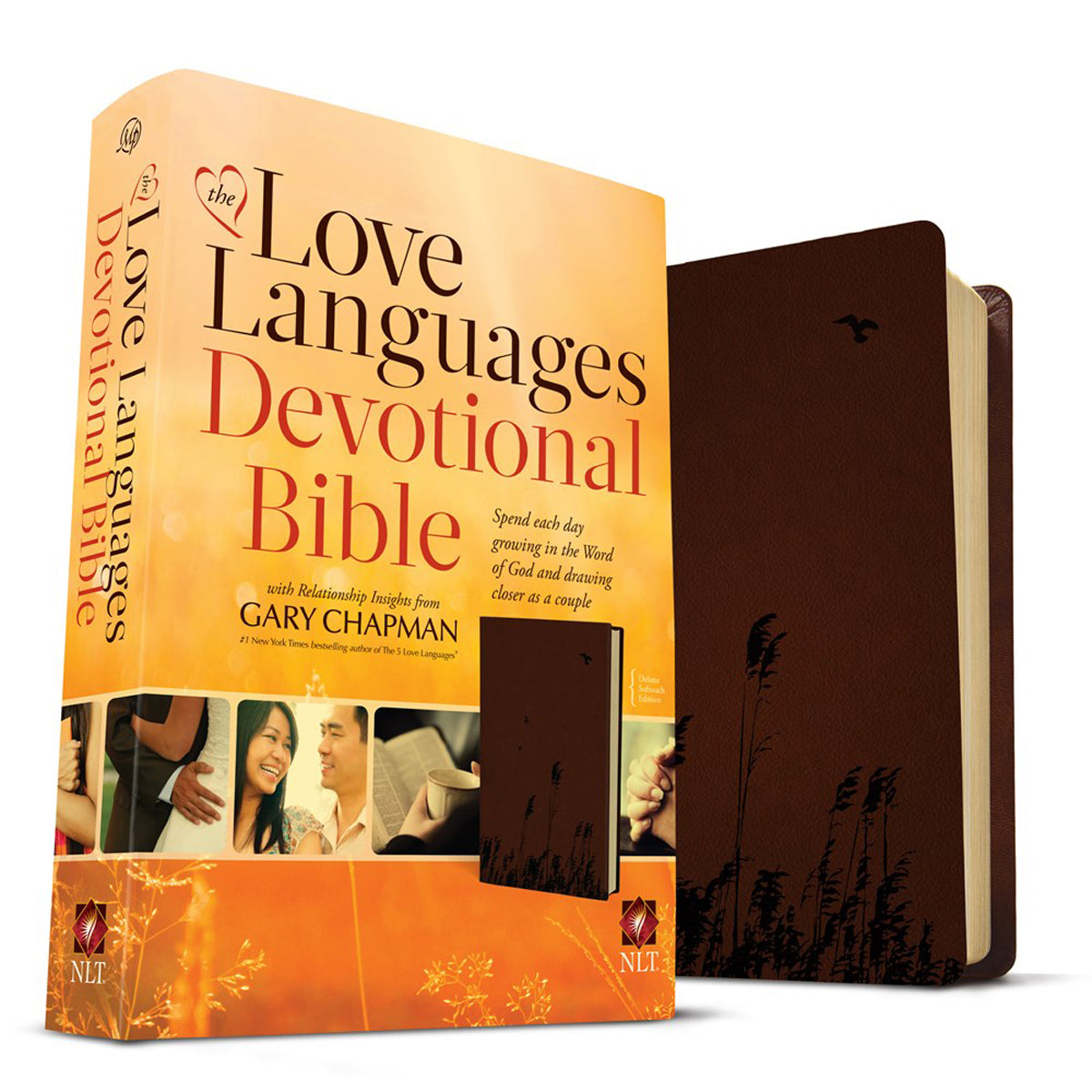 NLT The Love Languages Devotional Bible Brown (Imitation Leather)