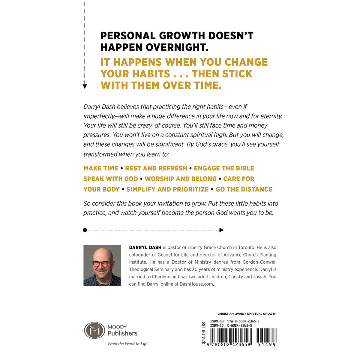 8 Habits For Growth: A Simple Guide To Becoming More Like Christ (Paperback)