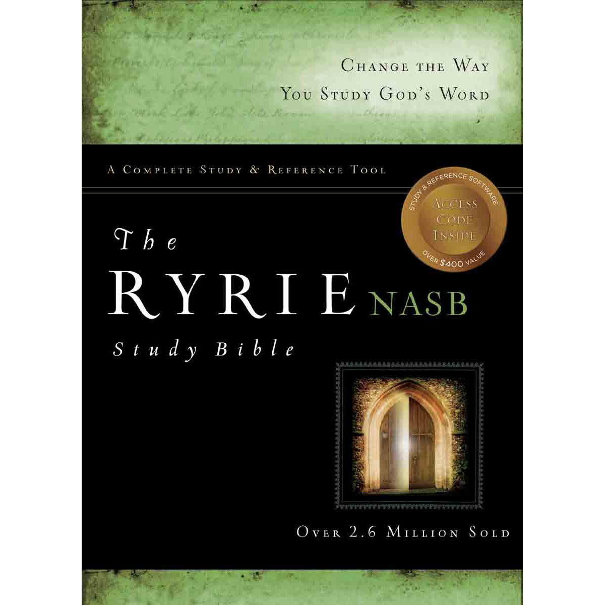 The Ryrie NAS Study Bible Indexed Red Letter Burgundy (1995 Edition)(Genuine Leather)