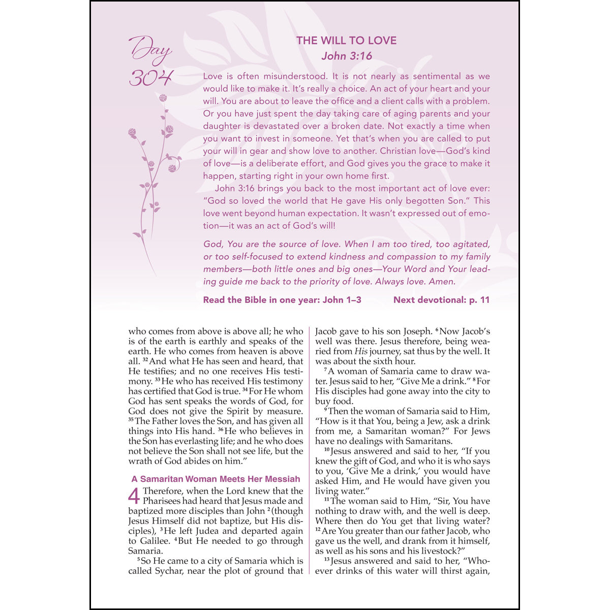 NKJV Woman After God's Own Heart Devotional Bible Berry (Bonded Leather)