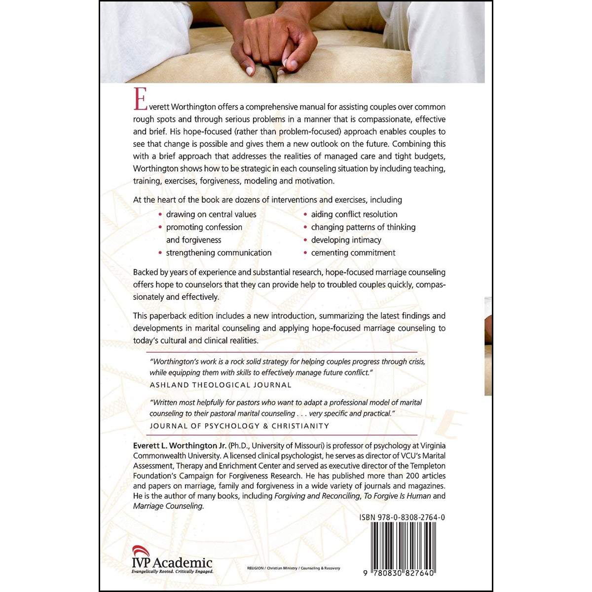 Hope-Focused Marriage Counseling: A Guide To Brief Therapy (Paperback)