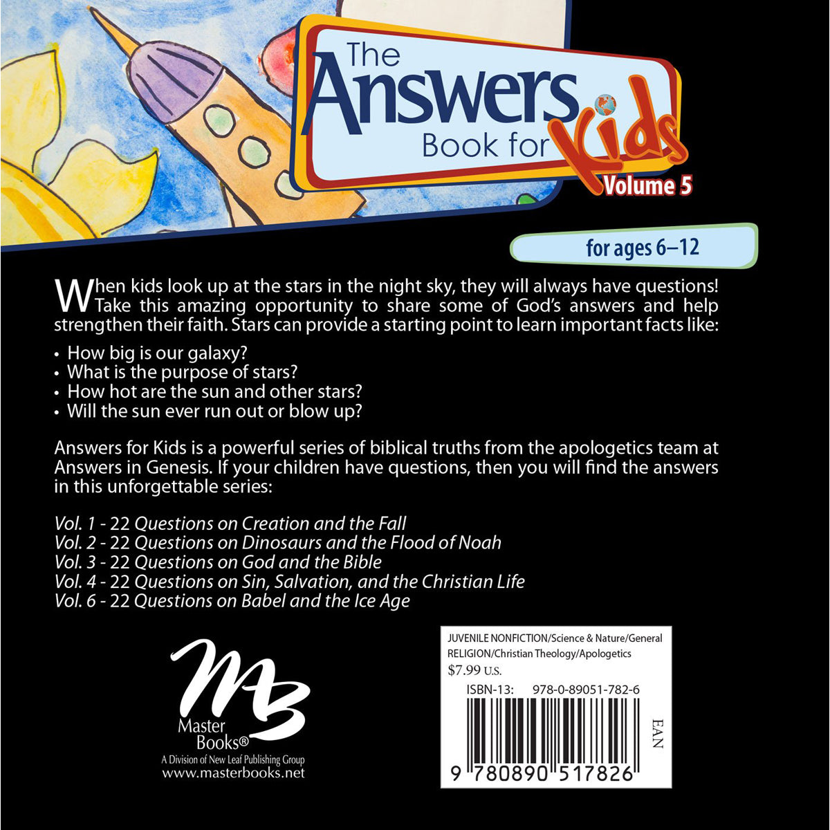 Answers Book For Kids Volume 5: 20 Questions From Kids On Space And Astronomy (Hardcover)