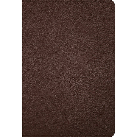 KJV Thinline Bible Large Print Brown (Handcrafted Collection)(Genuine Leather)