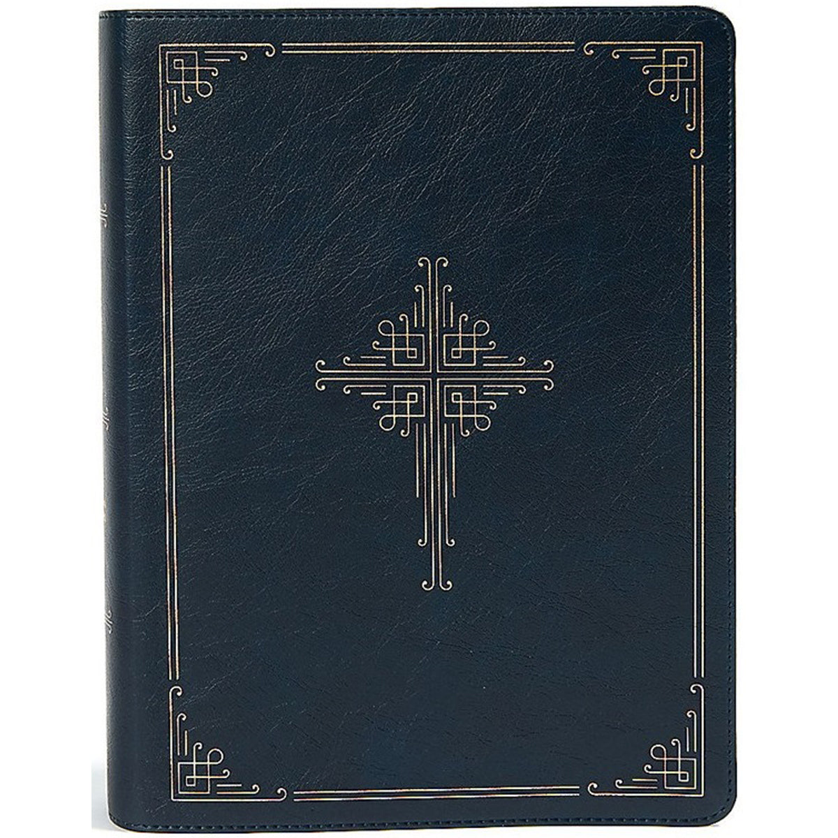CSB Ancient Faith Study Bible Navy Indexed (Imitation Leather)