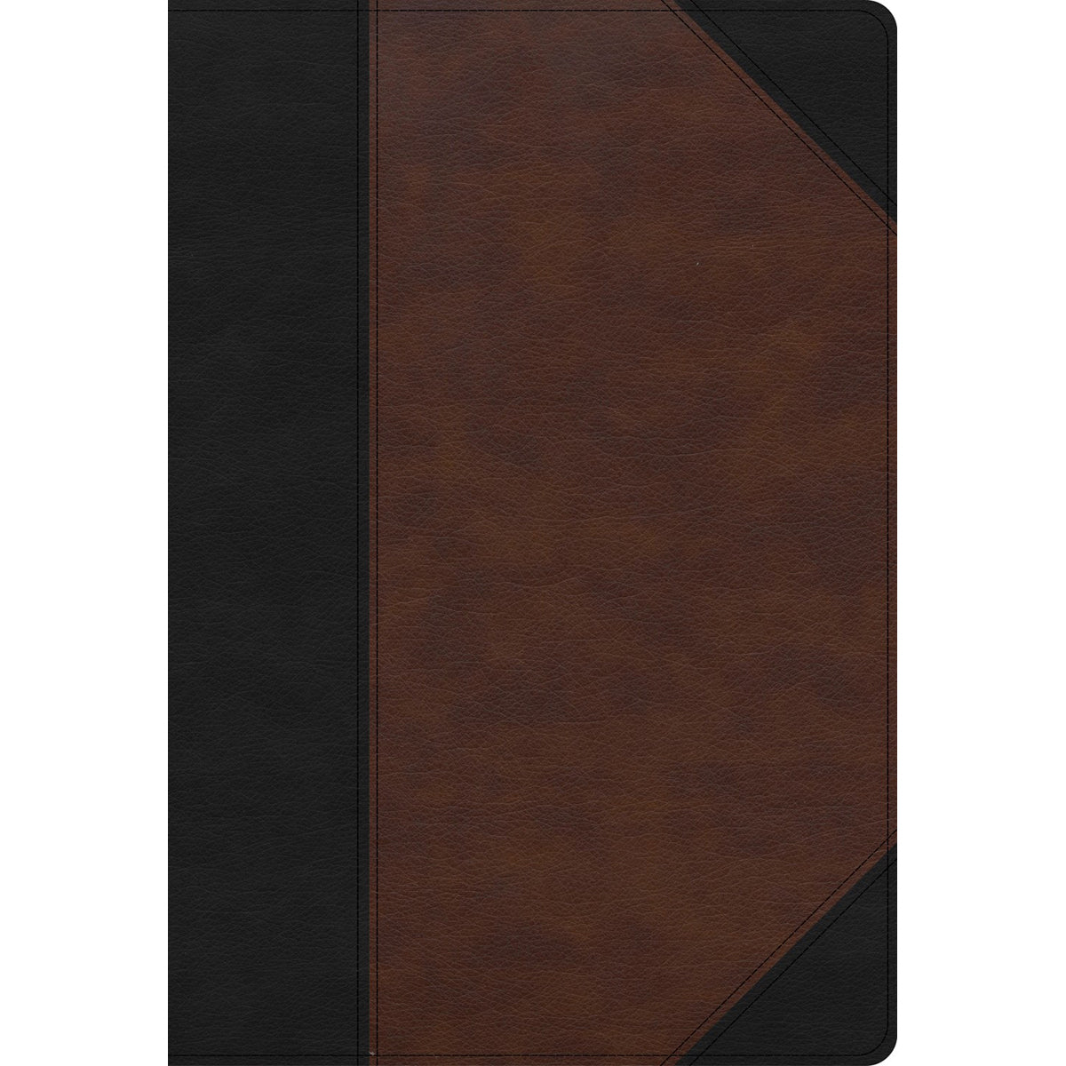 KJV Reference Super Giant Print Bible Black / Brown (Imitation Leather)