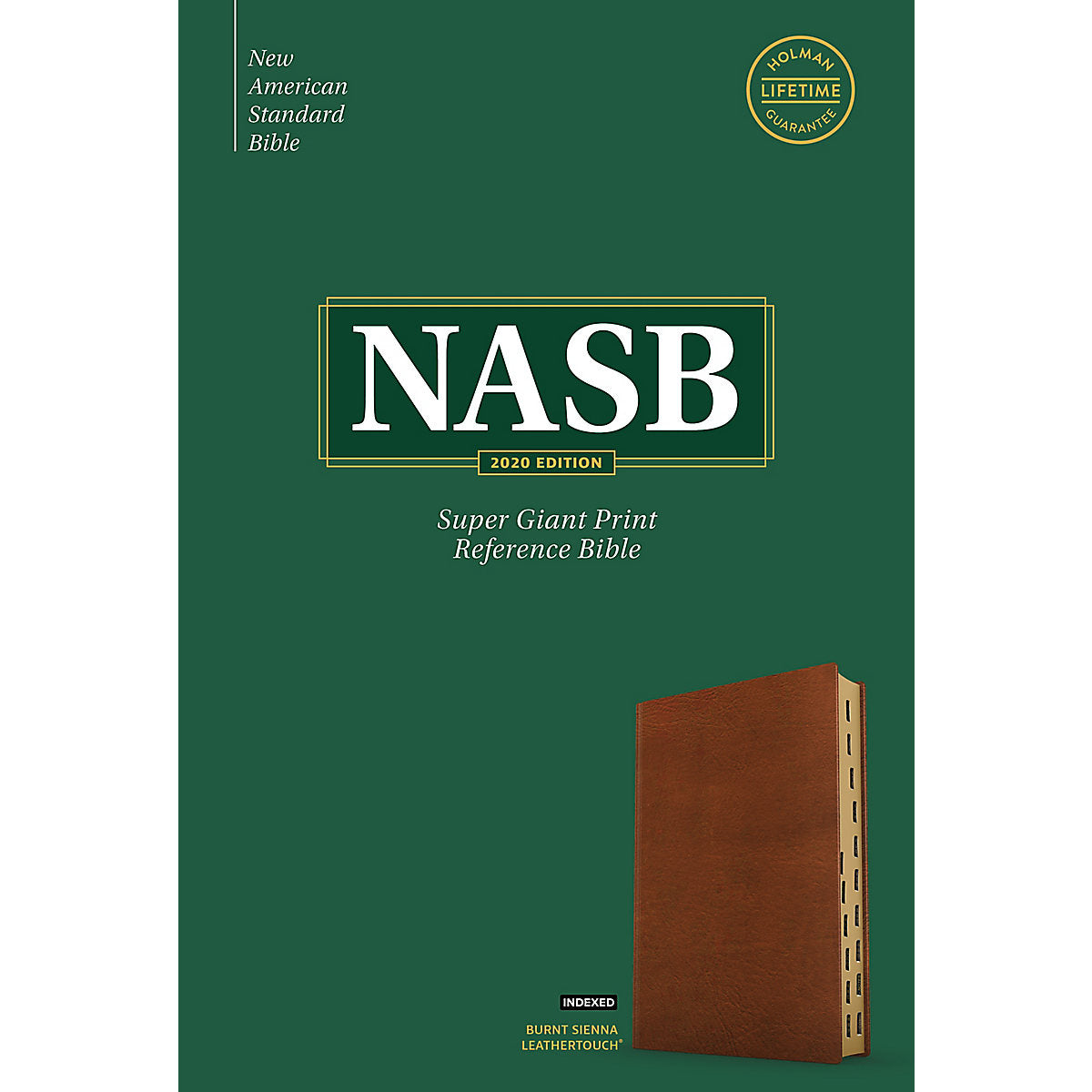 NASB Reference Bible Super Giant Print Indexed Burnt Sienna (Imitation Leather)