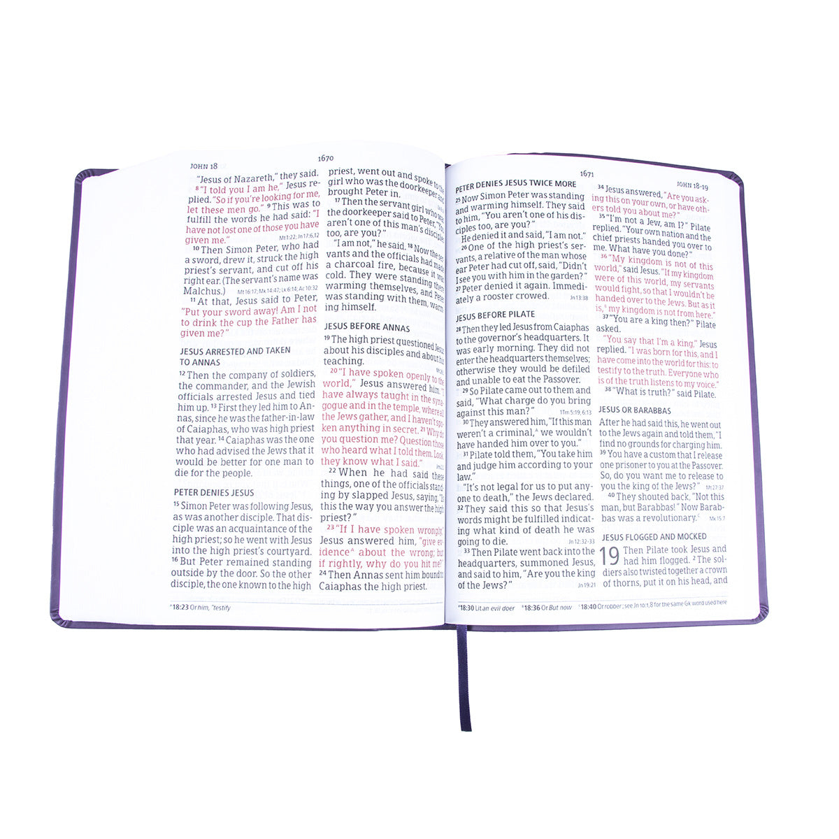 CSB Reference Super Giant Print Bible Value Edition Purple (Imitation Leather)