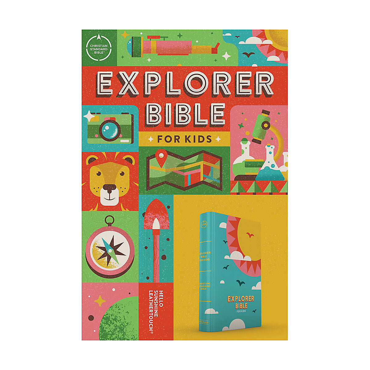 CSB Explorer Bible For Kids Index Sunshine (Imitation Leather)