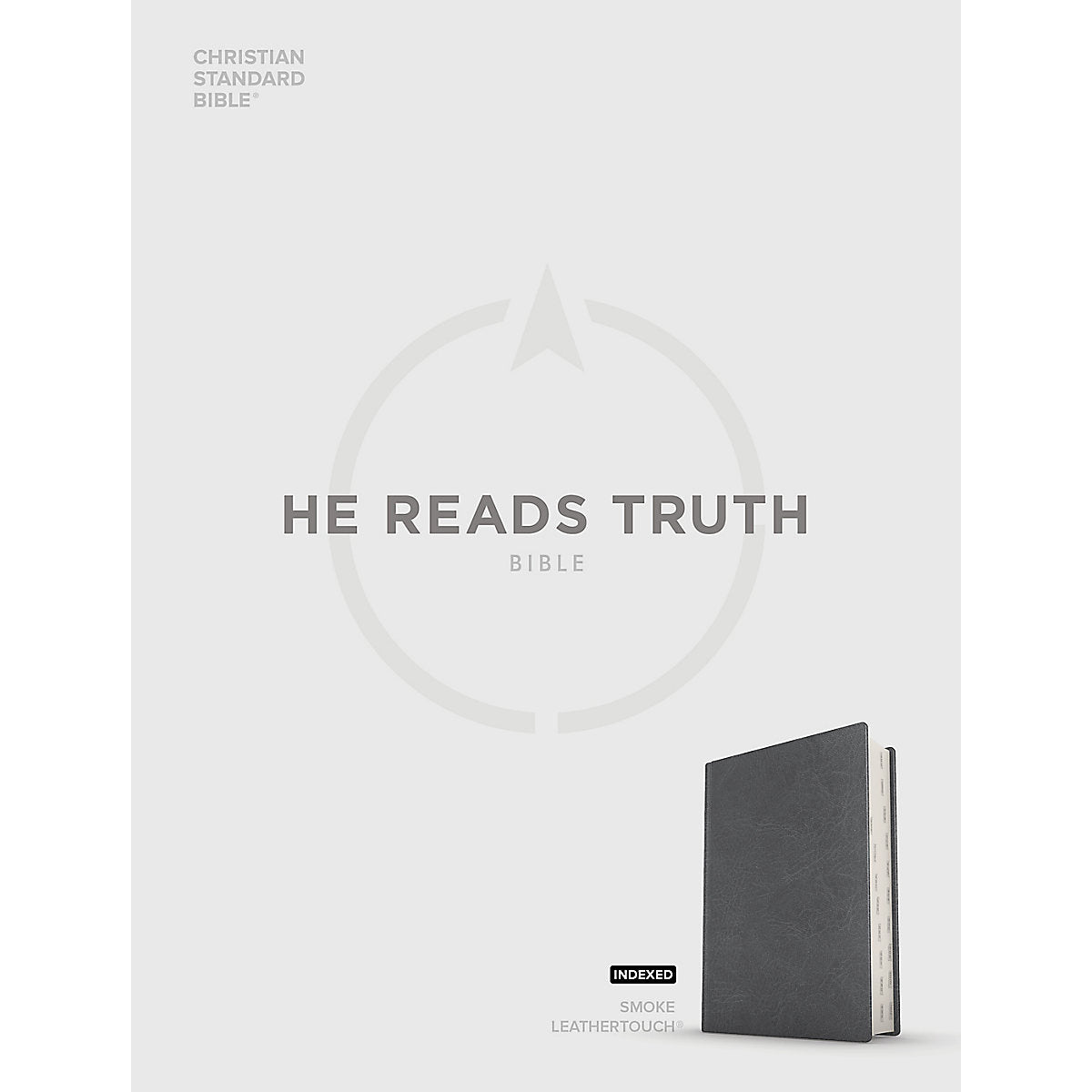 CSB He Reads Truth Bible Indexed Smoke (Imitation Leather)