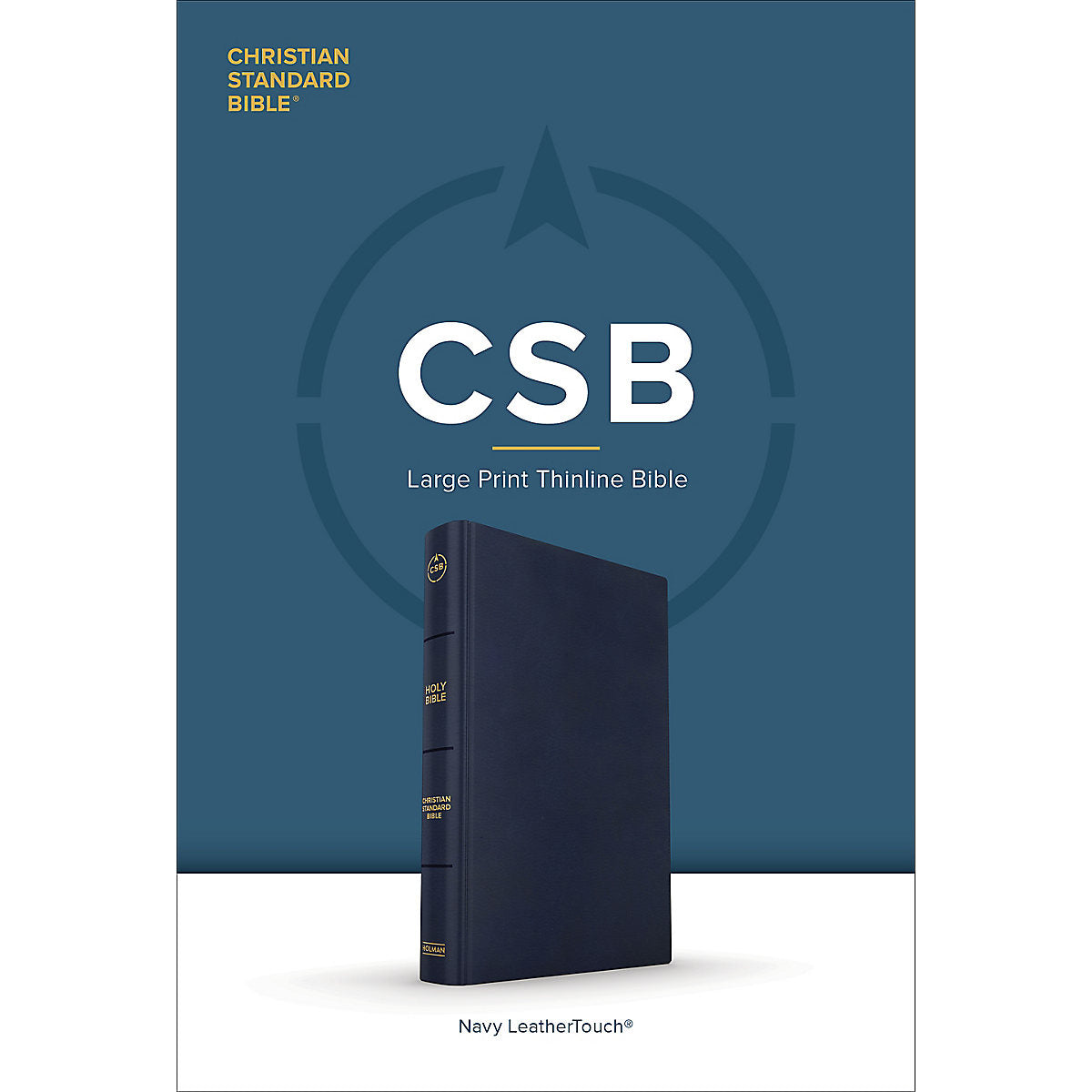 CSB Thinline Bible Large Print Navy (Imitation Leather)