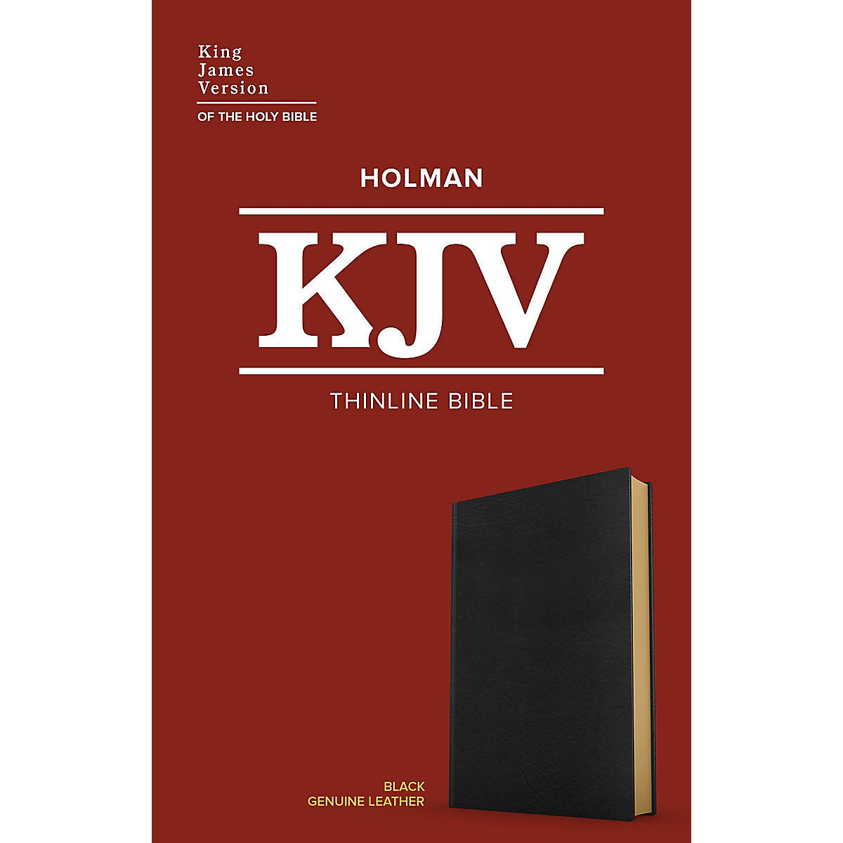 KJV Thinline Bible Black (Genuine Leather)