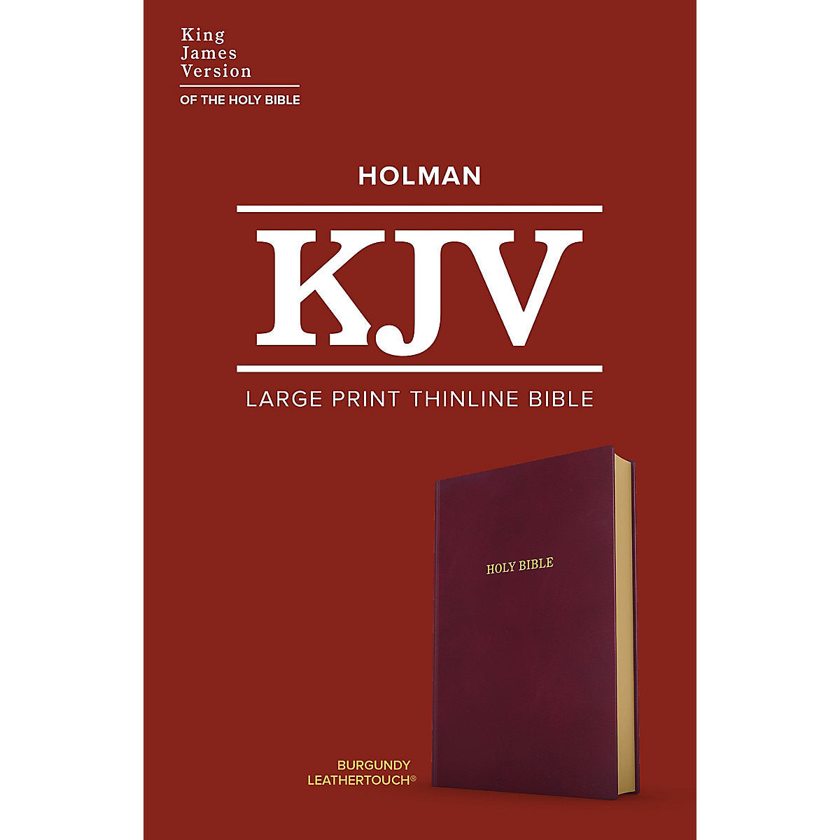 KJV Thinline Bible Large Print Burgundy (Imitation Leather)