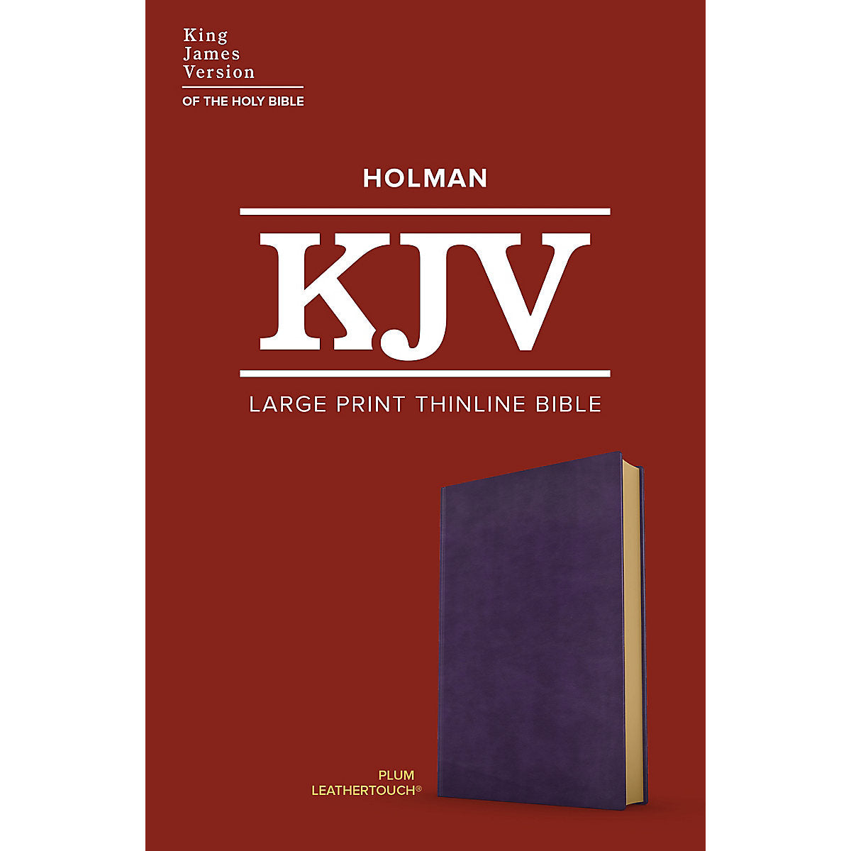 KJV Thinline Bible Large Print Plum (Imitation Leather)