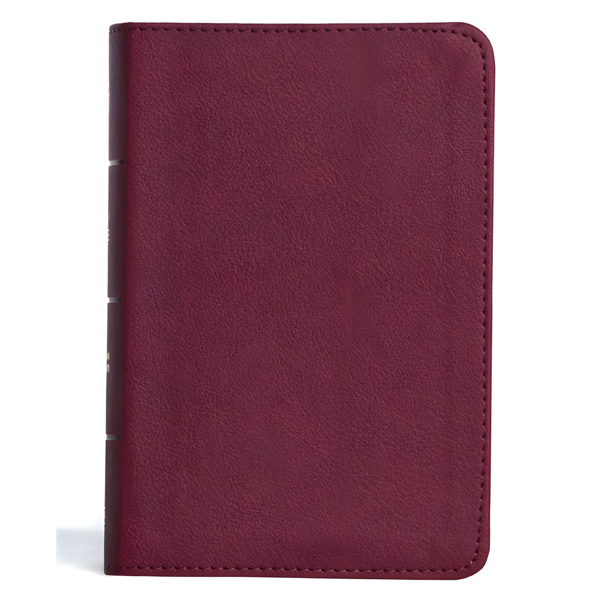 CSB Cranberry Imitation Leather Compact Reference Bible Large Print