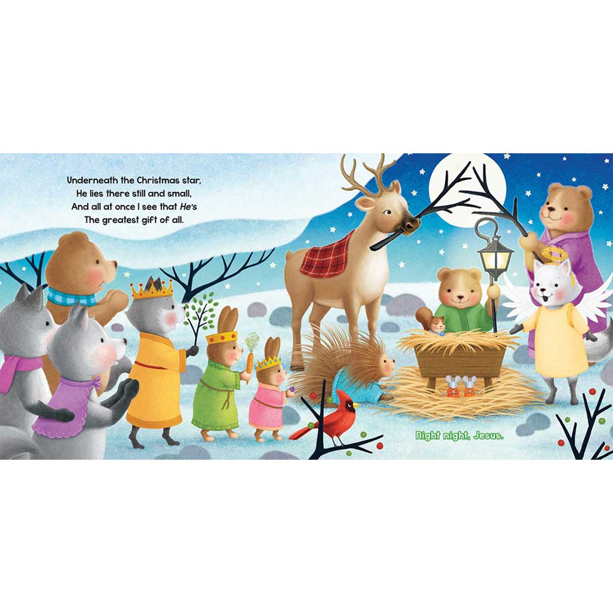 Night Night, Angel: A Sleepy Christmas Celebration (Night Night Series)(Board Book)