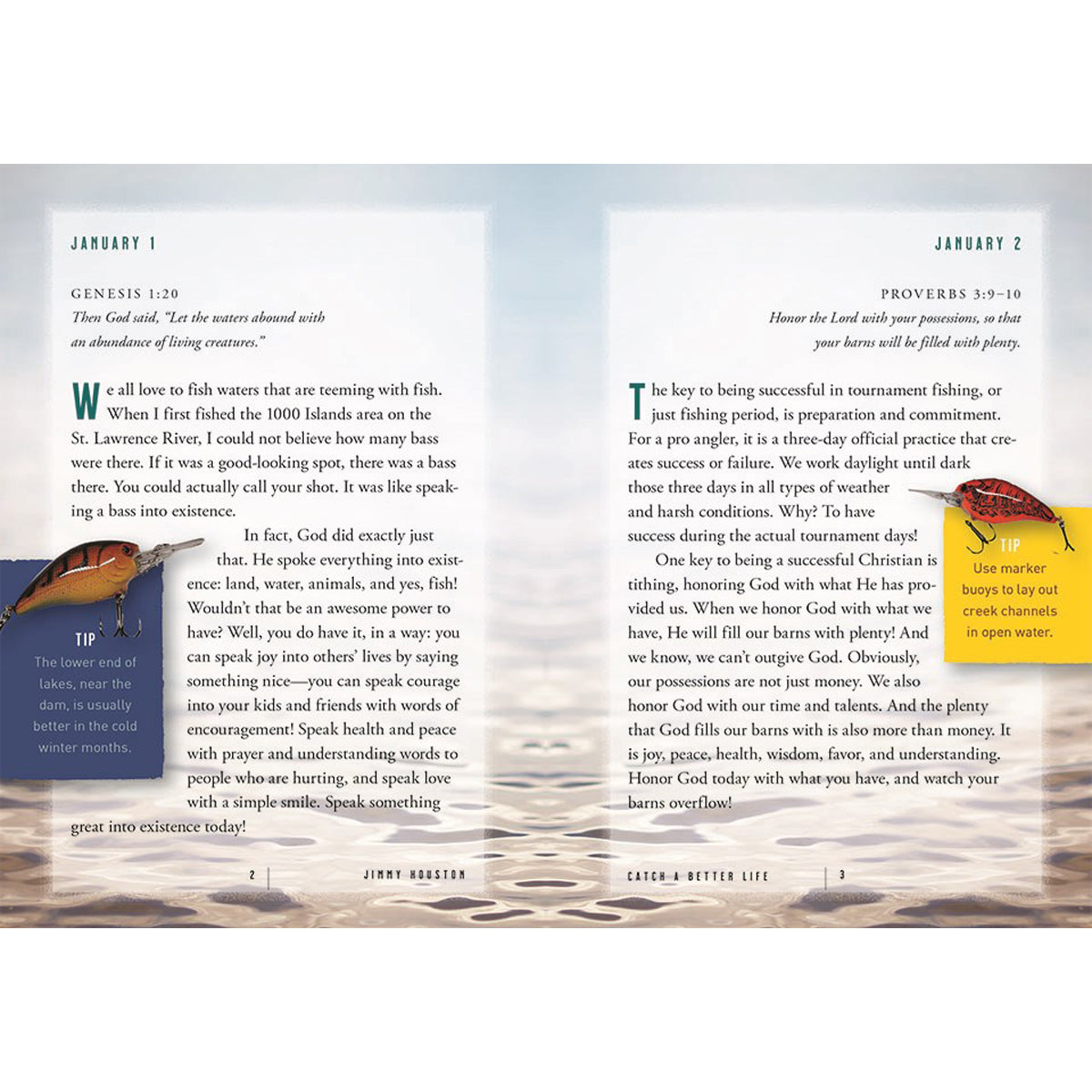 Catch A Better Life: Daily Devotions And Fishing Tips (Hardcover)