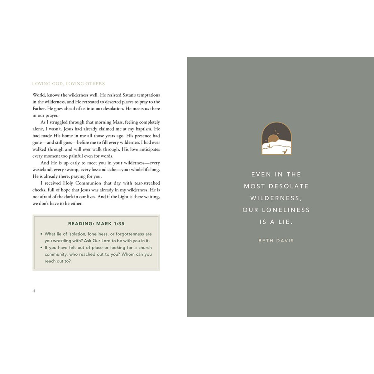 Loving God, Loving Others: 52 Devotions To Create Connections (Hardcover)