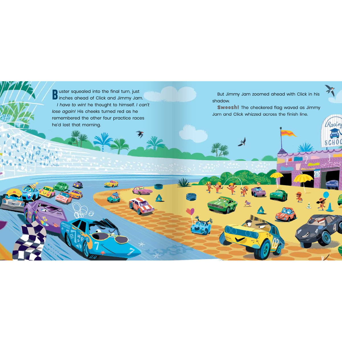 Buster Gets Back On Track: 2 Buster The Race Car (Hardcover)