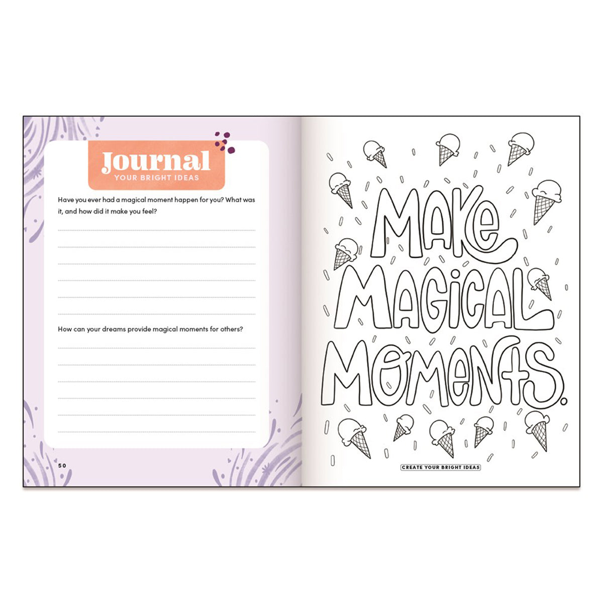 Create Your Bright Ideas: Read, Journal & Color / Future You Imagine (PB)