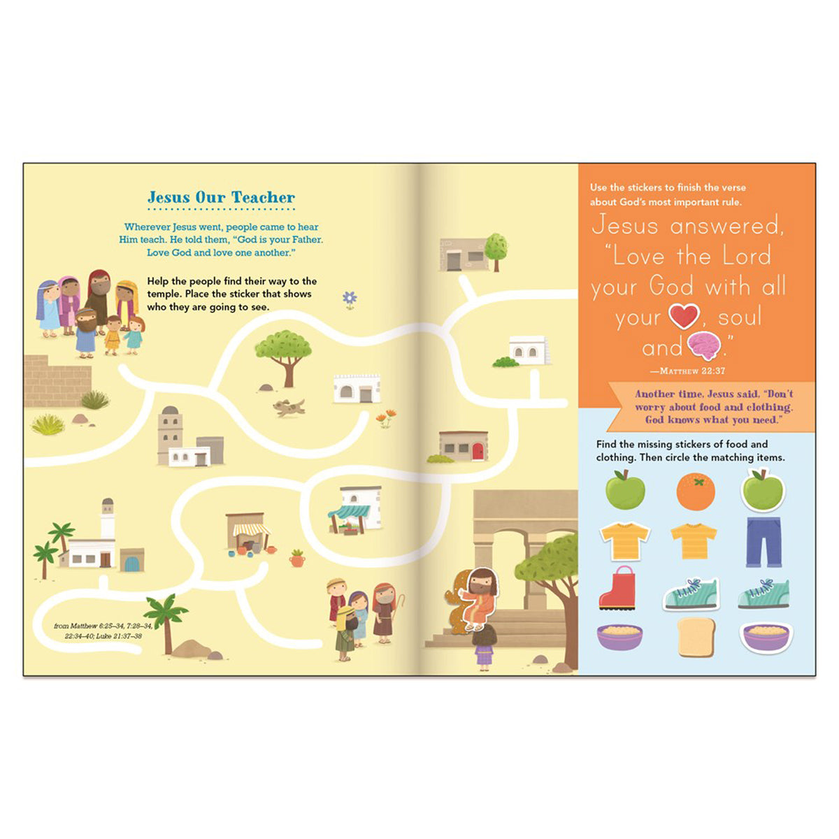 Say And Pray Bible Easter Sticker And Activity Book (Paperback)