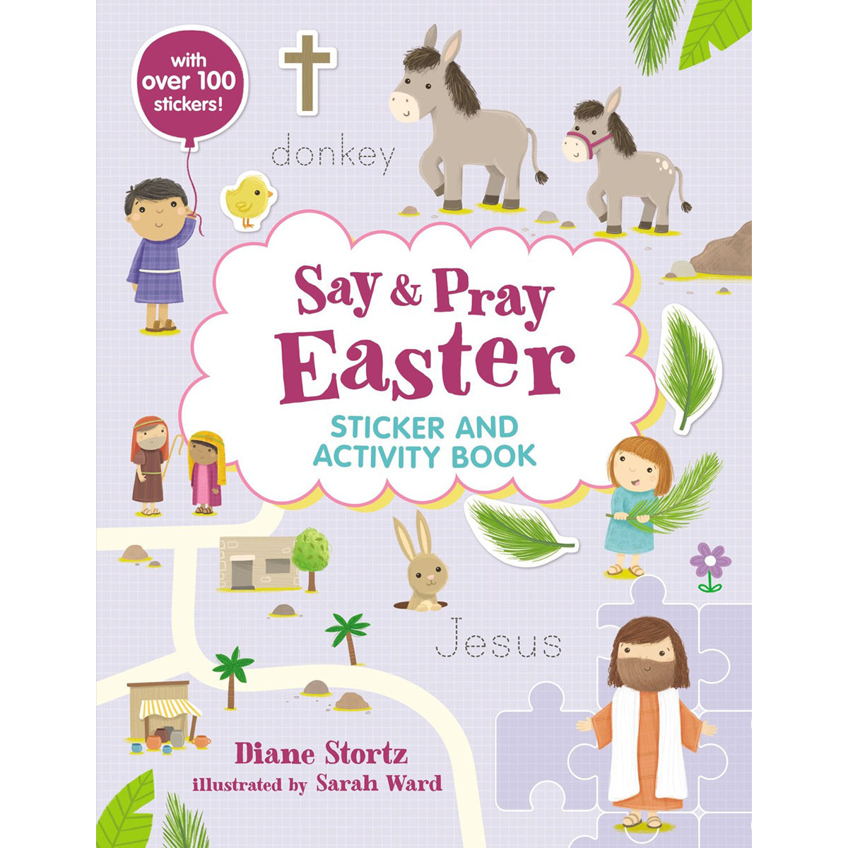 Say And Pray Bible Easter Sticker And Activity Book (Paperback)