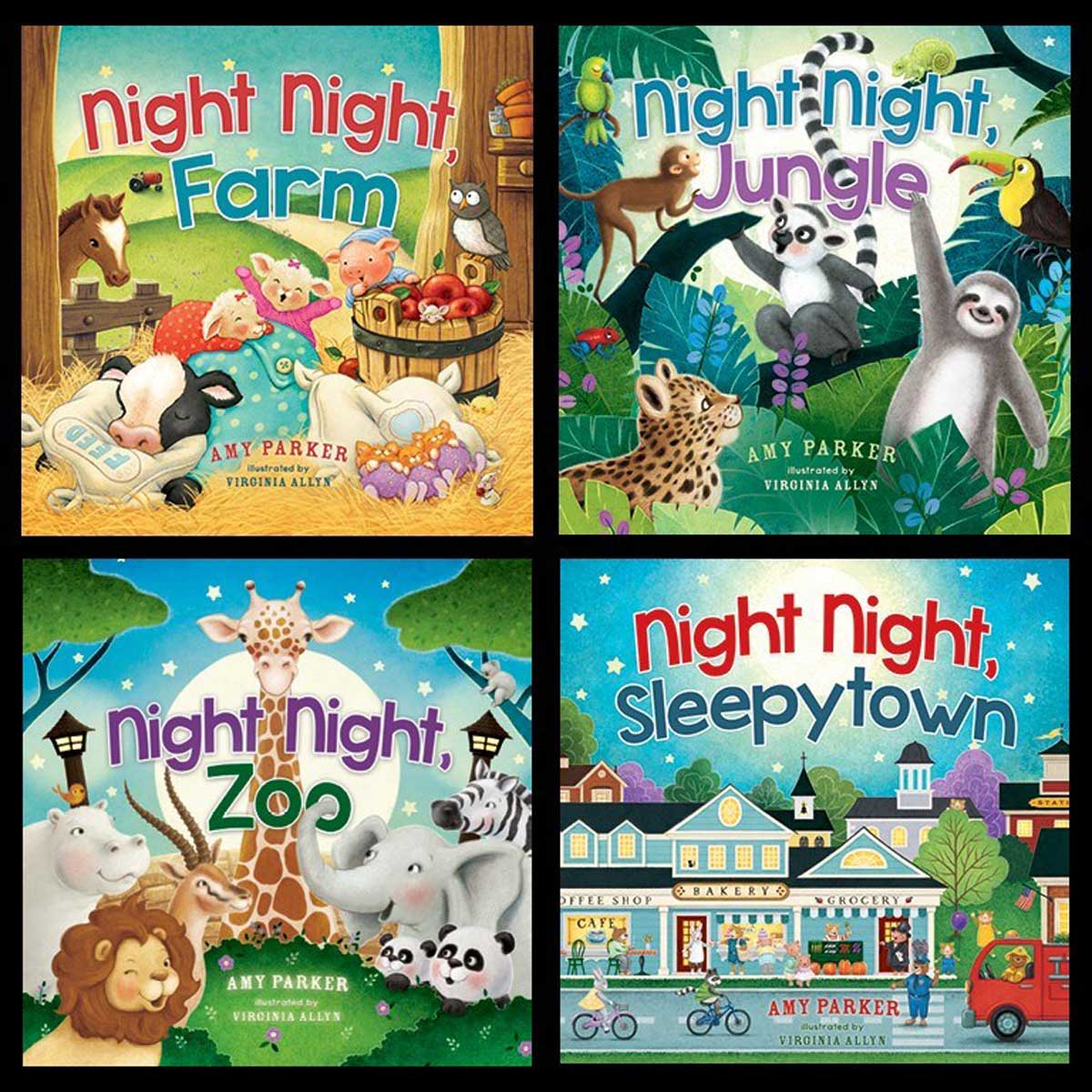 Little Box Of Night Night Set Of 4 Board Books: Night Night Series (Box Set)
