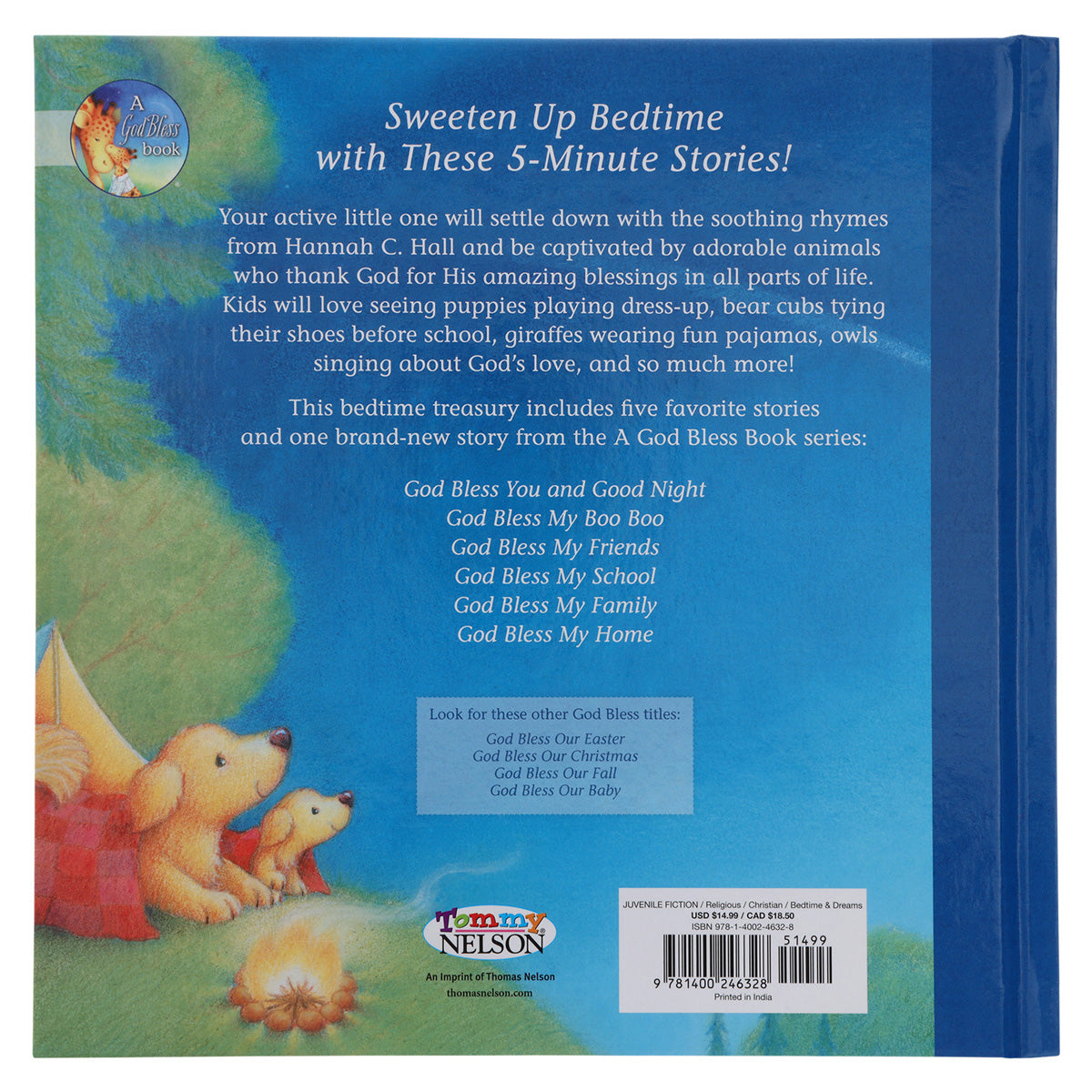 5-Minute Bedtime Treasury: A God Bless Book (Hardcover)