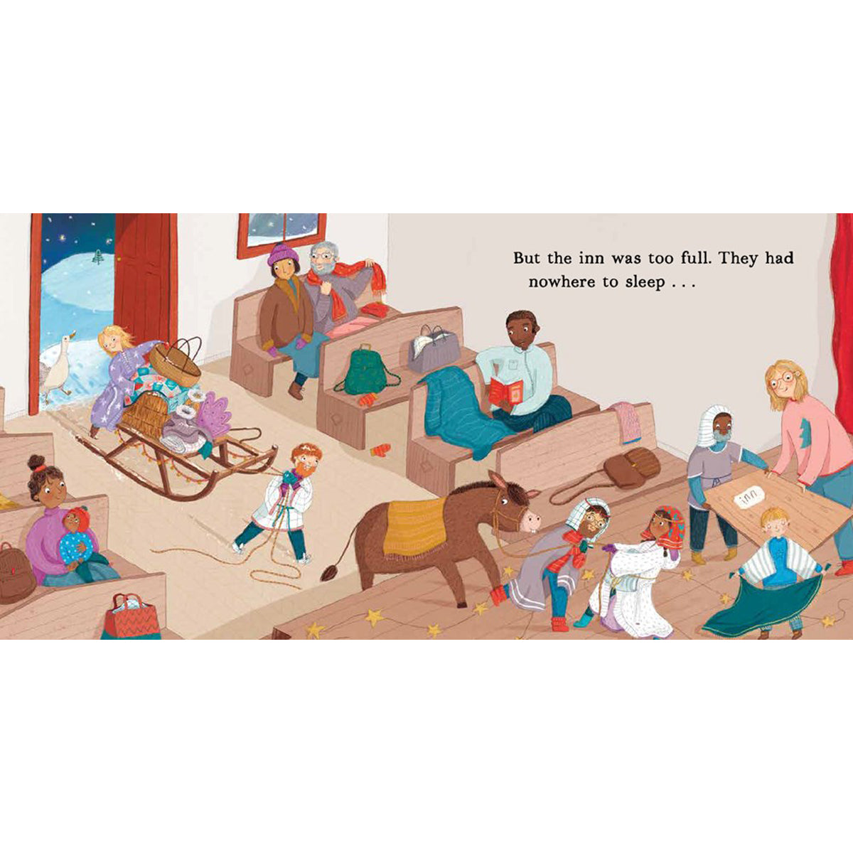 Once Upon The Very First Christmas For Little Ones (Board Book)