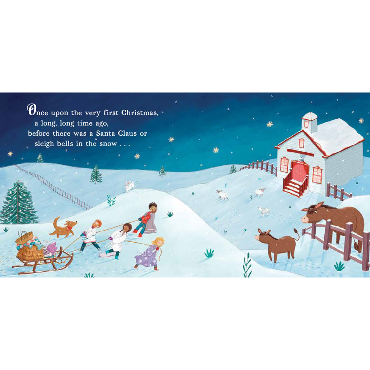 Once Upon The Very First Christmas For Little Ones (Board Book)