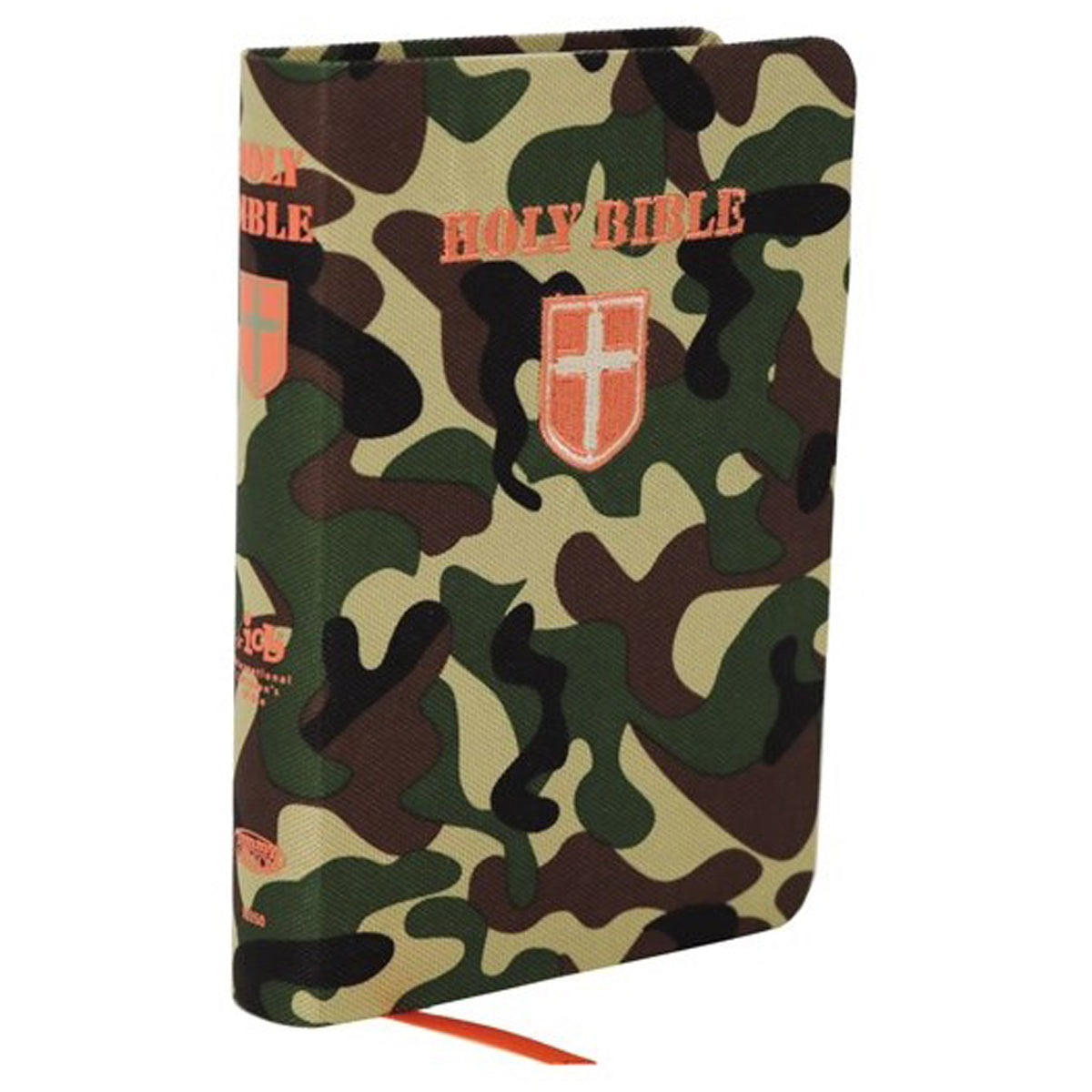 ICB Holy Compact Kids Bible Green Camo (Flexcover)
