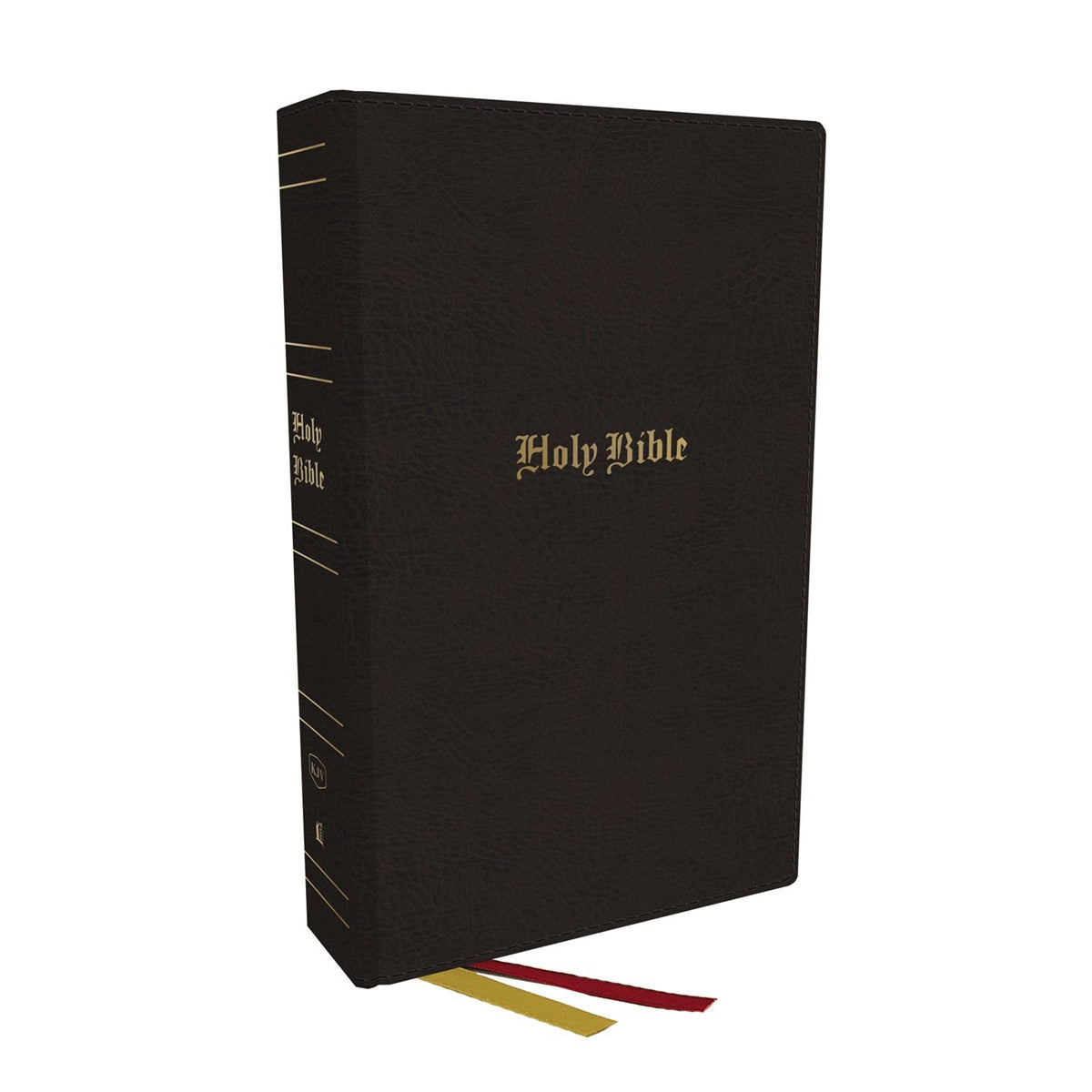 KJV Reference Super Giant Print Bible Red Letter Idx Black (Genuine Leather)