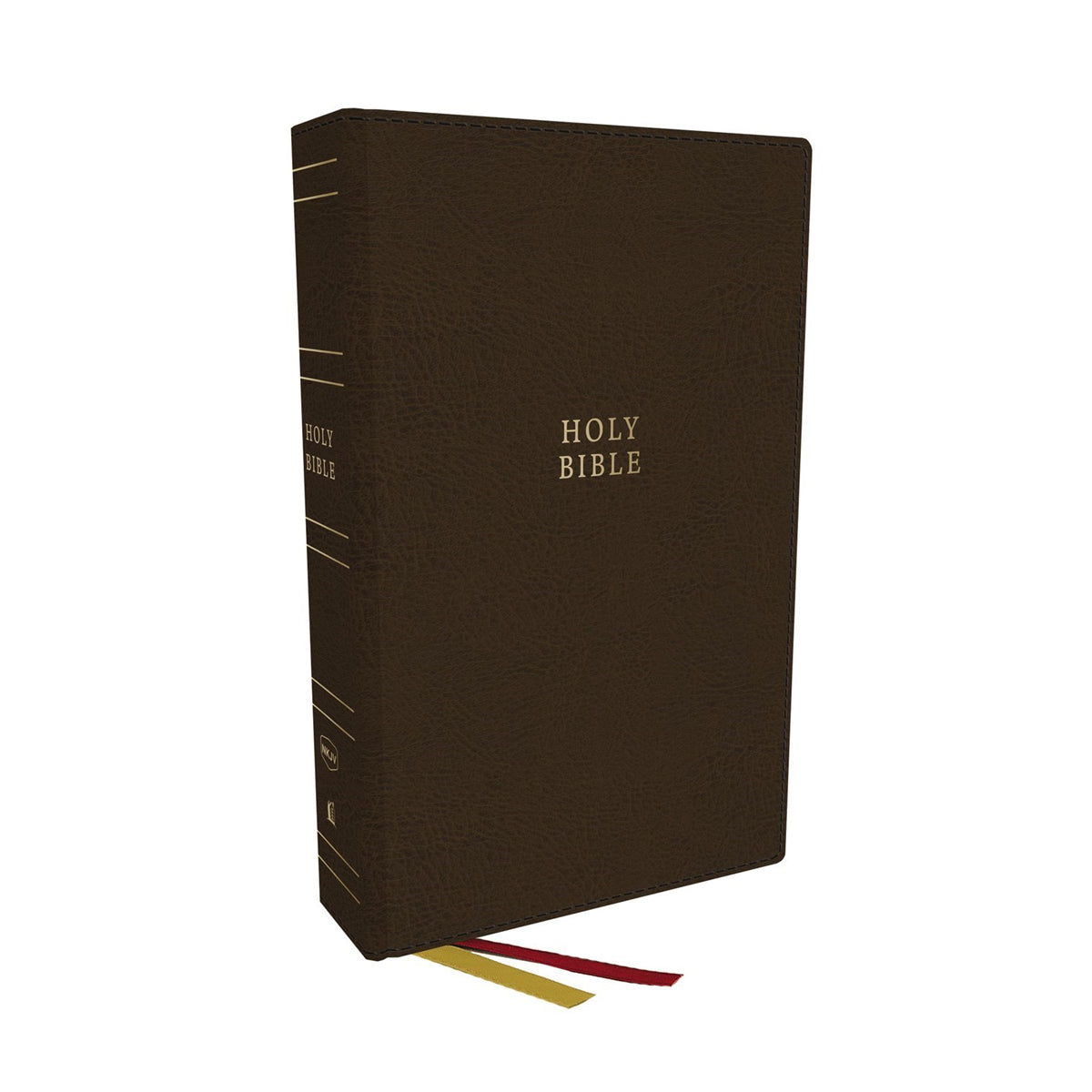 NKJV Reference Super Giant Print Bible Red Letter Idx Brown (Imitation Leather)