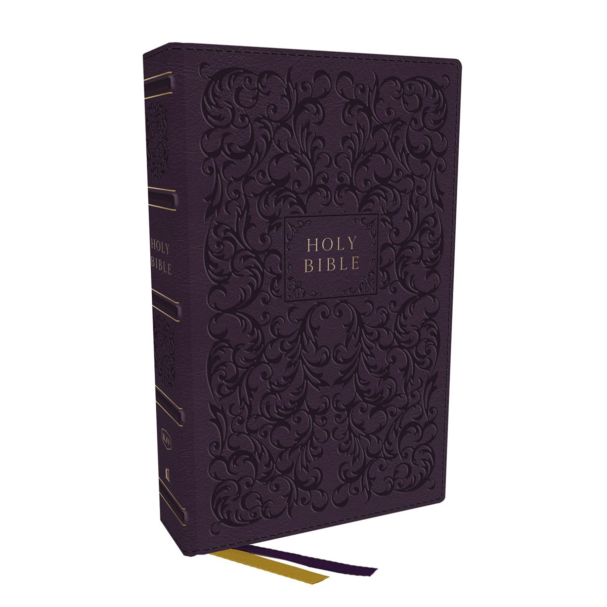 KJV Center-Column Reference Bible Red Letter Purple (Imitation Leather)