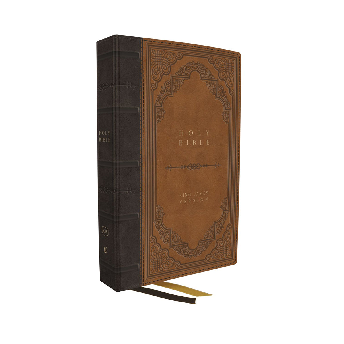 KJV Thinline Bible Giant Print Indexed Brown (Vintage Series)(Imitation Leather)