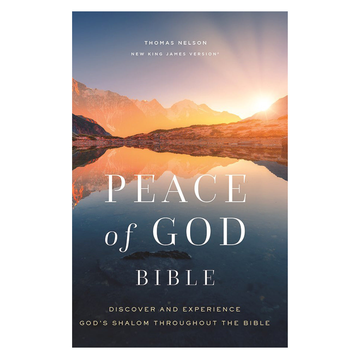 NKJV Hardcover Peace of God Bible Red Letter Comfort Print