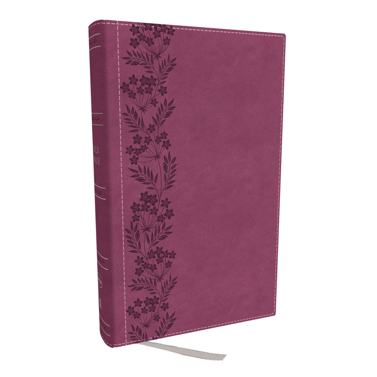 NKJV Pink Imitation Leather Personal Size Reference Bible Large Comfort Print Indexed